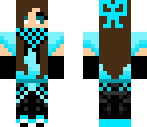 baby blue bandana girl