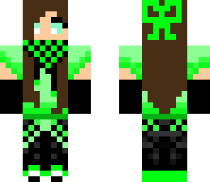 neon green bandana girl