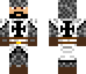 white crusader knight