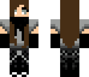 gray and black bandana girl