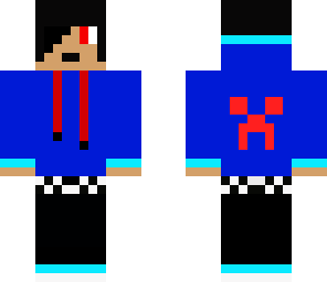 blue hoodie