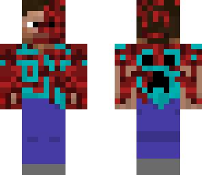 infectated steve creeper red