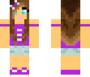 summer purple girl