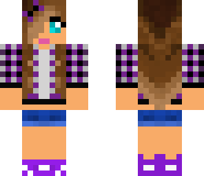 summer purple girl