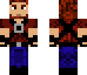 brown haired axeman