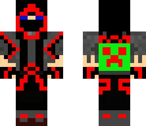 creeoper assasin modelo2 red blue eyes