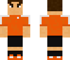 tennis player orange shirt
