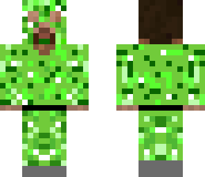 steve in creeper costume