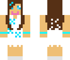 girl in white dress with bow