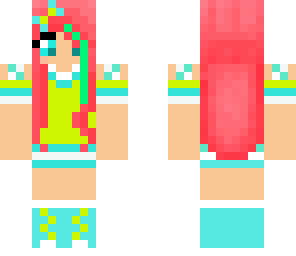 colorful girl