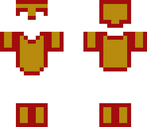 golden-red combat armor 1
