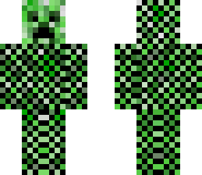 creeper wearing chain mail