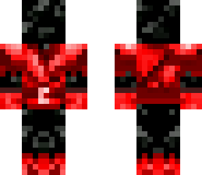 the red and black guy skin