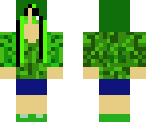 green cool girl