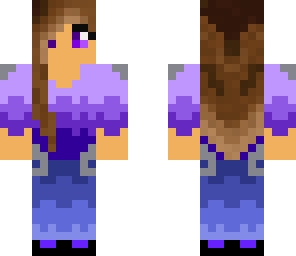 purple layer girl