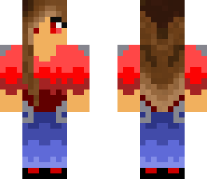 red layer girl