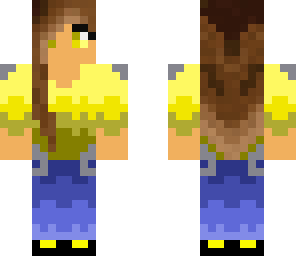 yellow layer girl