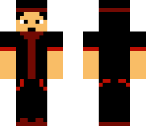 red teen with a hat
