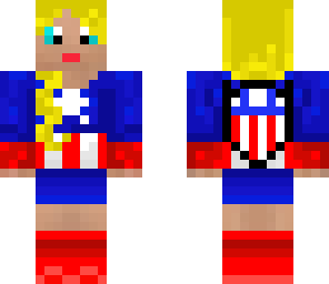 captain america-girl costume