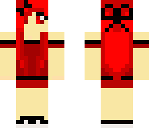 red awesome girl