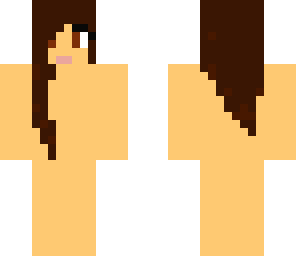 cute plain skin girl