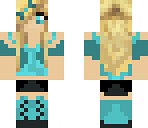 blue girl