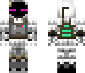 ender man in  space costume