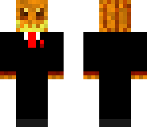 pumpkin in a suit