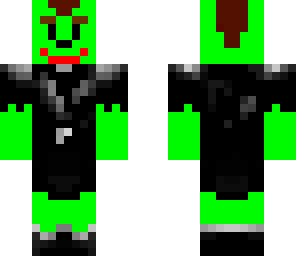 crazy green man