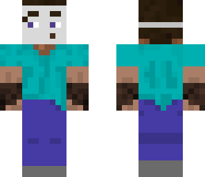 steve with a mask and leather gloves