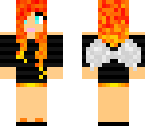fallen fire angel girl