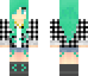 blue hair