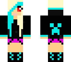 blue creeper girl