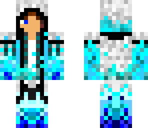 blue fire guy