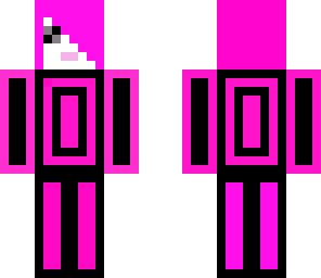 black and pink