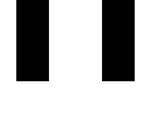black and white