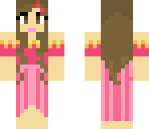 pretty long pink dress