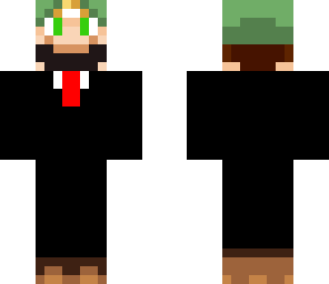 luigi in a suit