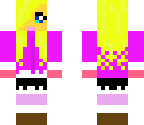 blond winter girl