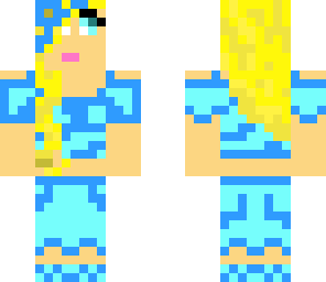blue girl