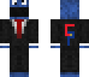 cp cookie monster in a suit