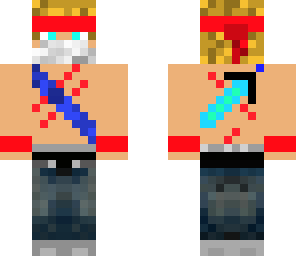 survival con espada de diamante