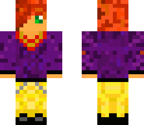 purple shirt