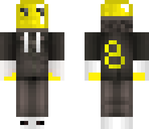 thatchunkofbutter's skin with a hoodie and glasses