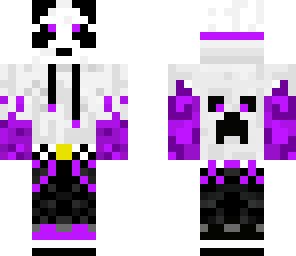 purple fire hoodie panda
