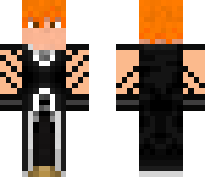 ichigo kurosaki with black sholders