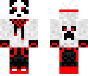 red hoodie panda