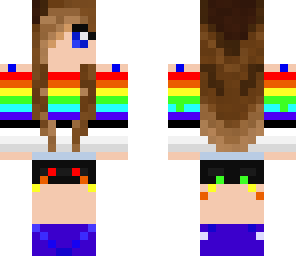 rainbow girl