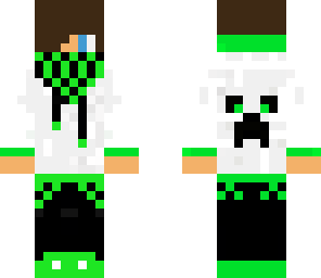 green neon creeper hoodie