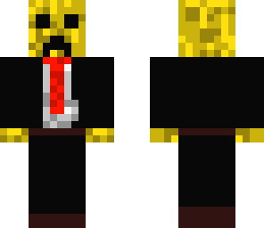 golden creeper in a suit